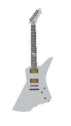 WebP of a rotating guitar. Links to Daddy Grunge's original music